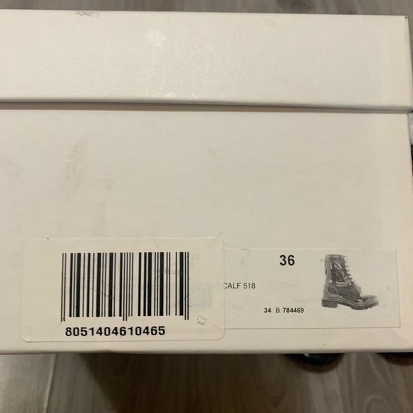 BNIB See By Chloe Florrie black rain boots size 36 - Picture 7 of 10